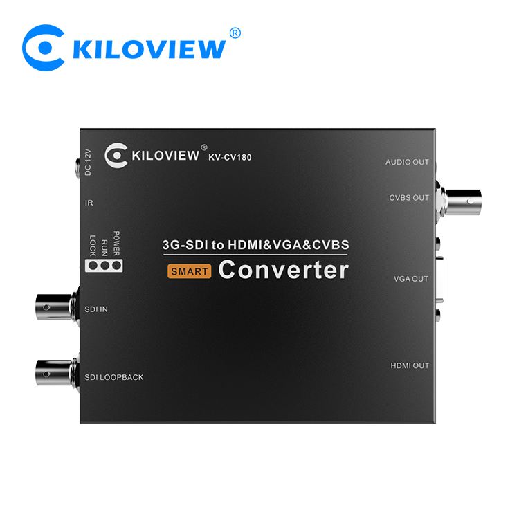 KILOVIEW KV-CV180 SDI轉(zhuǎn)多接口轉(zhuǎn)換器（HDMI/VGA/CVBS）視頻轉(zhuǎn)換器